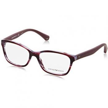 Emporio Armani 0EA3060 Monturas de Gafas, Striped Violet, 52 para Mujer