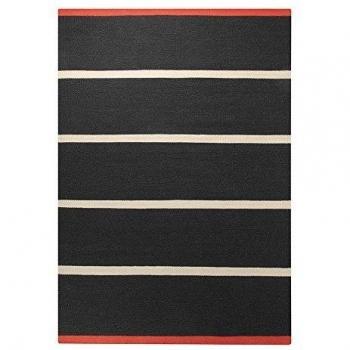 Esprit Alfombra Essential simple Stripe ESP de 7017 - 01, negro, 60 x 110 cm