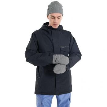 Burton Covert 2.0 Chaqueta negra, chaqueta de snowboard, impermeable, transpirable, con aislamiento térmico, costuras selladas, capucha ajustable y bolsillos funcionales