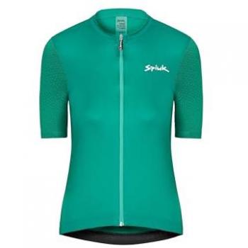 Maillot de ciclismo Spiuk Anatomic mujer manga corta verde turquesa tamaño S