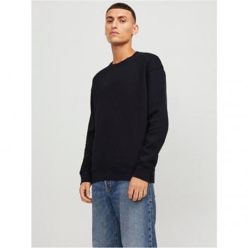 Jack & Jones Star Basic Crew Neck Sweatshirt for Men - Black - XXL