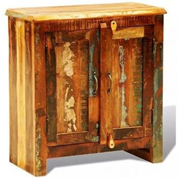 Armario de Madera reciclada con Dos Puertas. Estilo Vintage Antiguo