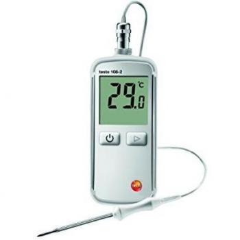 Testo 108 - 2 Medidor de temperatura, termómetro de 50 a + 300 °C ° C de tipo T