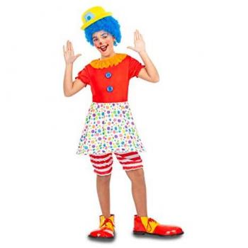 Disfraz de Payasa para Niños My Other Me (2 Piezas) 7-9 Años con Lunares