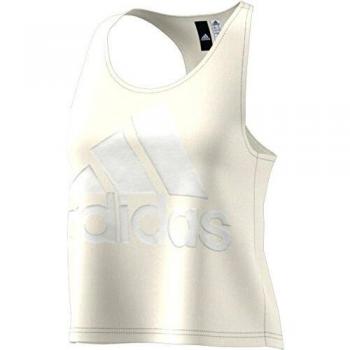 adidas Women's Image Tank Sleeveless Top, White/Non Dye, Small
