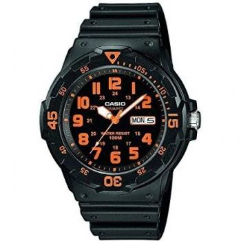 Casio Men's Quartz Analog Black Dial Watch 100m Water Resistant MRW-200H-4BVDF