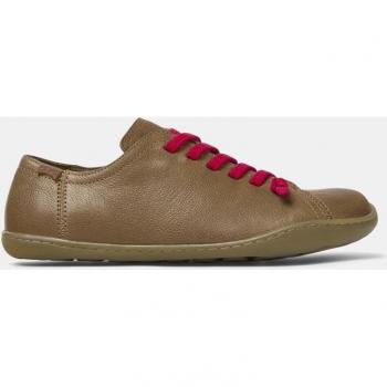 Camper - Zapatillas de piel de hombre Peu Cami con cierre de cordones a contraste