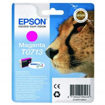 Epson C13T07134011 - Cartucho de Tinta, Paquete Estándar, Magenta Válido para Los Modelos Stylus, Stylus Office BX610FW, BX600FW y Otros
