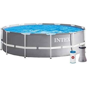 Intex 26716NP - Piscina redonda desmontable intex prisma frame 366x99 cm con depuradora