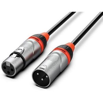 Audibax Pro Cable XLR Macho a XLR Hembra 15 Metros Negro
