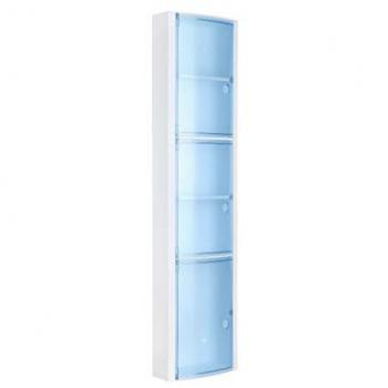 Armario auxiliar de baño vertical Tatay, 3 puertas, 5 repisas, plástico polipropileno, dimensiones 22 x 10.5 x 90.5 cm, disponible en varios colores