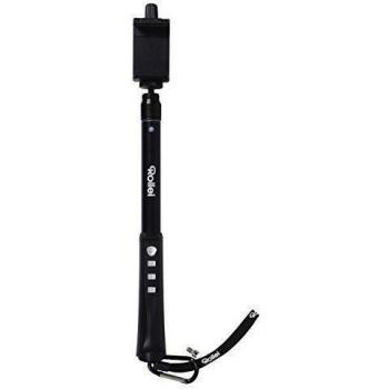 Rollei - Selfie Stick (se extiende hasta 945 mm, con Bluetooth para iOS y Android), color negro