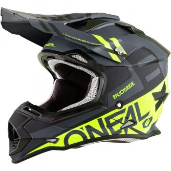 Casco Mx Oneal 2018 2Series Rl Spyde Negro-Hi Viz