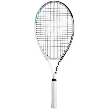 Raqueta de Tenis Tecnifibre Tempo 25 para Niñas/Jr - Color Blanco, Modelo 2023, Ideal para jóvenes tenistas