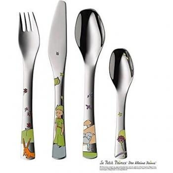 WMF El Principito - Cubertería para niños 4 piezas
