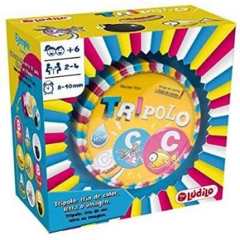 Ludilo - Tripolo, Juegos De Mesa Niños 6 Años O Más, Juegos Educativos, Juegos En Familia 2 A 4 Jugadores, Regalos Divertidos, Juego De Cartas Rápido