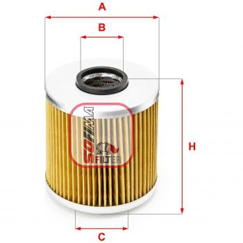 Filtro de aceite SOFIMA S 5541 PO con alta capacidad de filtración, resistencia a altas temperaturas, diseño optimizado para un mejor flujo de aceite y compatible con una amplia gama de vehículos