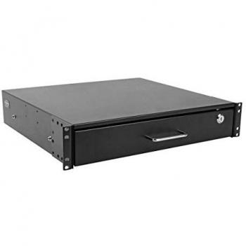Bandeja de Almacenamiento Rack Eaton 2U con Cerradura y Fijación para Servidores, Color Negro
