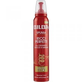 Espuma para Cabello Rizado Fijación Extra Fuerte con Ceramidas y Gotas de Argán 200 ml