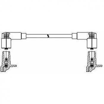 Cable de bujías BREMI 114/75 - Alta calidad, resistencia térmica y eléctrica