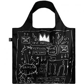LOQI JEAN MICHEL BASQUIAT Crown Bag Bolso de viaje Negro