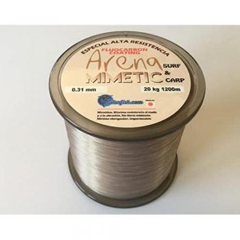 Línea de pesca Estanfish Monofilamento Arena 1200 M Transparente 0.31 mm 19 kg Surf y Carp