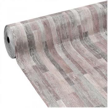 Pavimento de PVC Rollo Vinílico 100x1500 cm Diseño Madera Parquet Shabby Chic