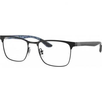 Ray-Ban RX8421 2904 Unisex Square Black Eyeglasses