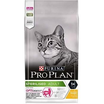 Pro Plan Croquetas Adulto Esterilizado Optidigest con Pollo - 1,5 kg + 4 x Snacks Felix Party Mix Gratis
