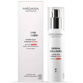 Derma Collagen Hydra-Silk Firming Cream - Hydrating & Anti-Aging Face Cream with Peptides, Microalgae & Hyaluronic Acid, 50ml