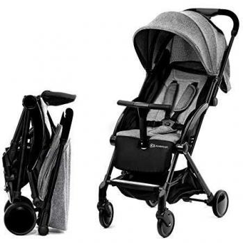 Kinderkraft Silla de Paseo PILOT, Carrito, Plegable, Transportable, Gris