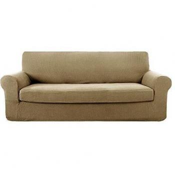 Deconovo Funda para Safá Protectora 4 Plazas 237 x 83 x 89cm Lino