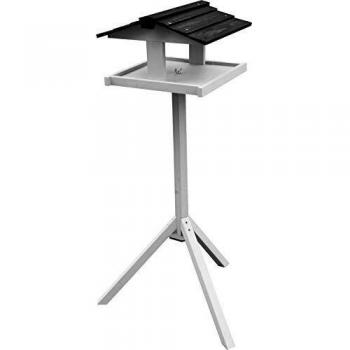 Comedero para Pájaros con Soporte Reykjavik 42x40,5x119 cm Gris