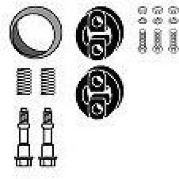 Kit de montaje HJS para sistema de escape TOYOTA 82 48 7856, compatible con Corolla (ZZE12_, NDE12_, ZDE12_) y Corolla Stufenheck (_E12J_, _E12T