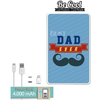 Becool® - Batería Externa Power Bank 4000 mah + Gratis 1 cable USB-MicroUsb