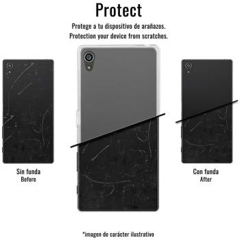 Funda Gel para Wiko Sunny 2 Plus, Carcasa TPU Flexible fabricada con la mejor Silicona, protege y se adapta a la perfección a tu Smartphone y con nuestro exclusivo diseño German Tech® - Transparente Mate .