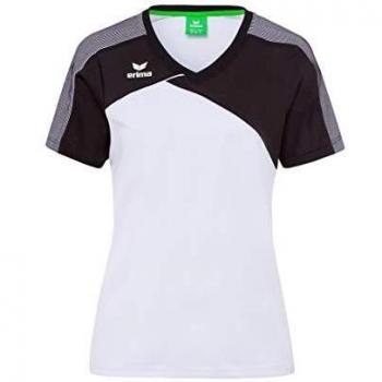Erima GmbH Premium One 2.0 Camiseta, Mujer, Blanco/Negro/Blanco, 34