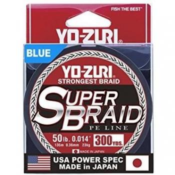 Yo-Zuri 50LB YZ SB 50 LB BL 300YD Super, Azul, 22,6 kg