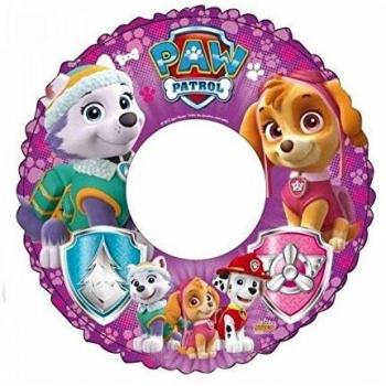 Patrulla Canina- Flotador Hinchable Patrol Paw PATRO Girl, Color Rosa, 45 cm