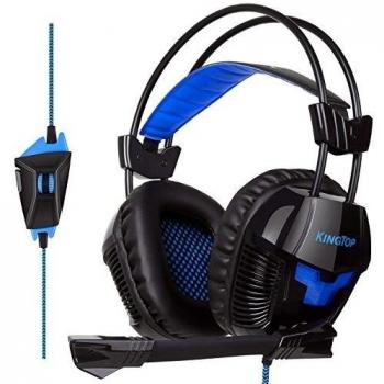 KingTop K11 Auriculares Gaming Con Micrófono Para PlayStation 4 Xbox One PC Tablet Smartphone Gaming Headset Con Cable Jack 3.5mm Auriculares Para Videogame PC Game