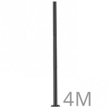 Poste farola de acero galvanizado modular de 4m.