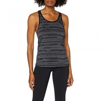 adidas Jacquard Camiseta sin Mangas, Mujer, Black, L
