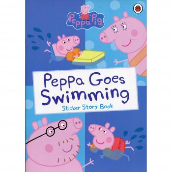 Libro de Pegatinas Peppa Pig: Peppa Va a Nadar