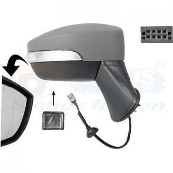 Espejo retrovisor VAN WEZEL 1802818, tipo: espejo retrovisor, características: diseño específico para vehículos, fácil instalación, fabricado en materiales de alta calidad, ajuste eléctrico disponible (dependiendo del modelo), cumple con estándare