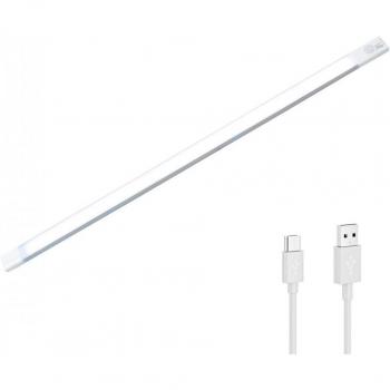 Tira LED 38 Luces Frías para Armario con Sensor de Movimiento y Carga USB 48cm