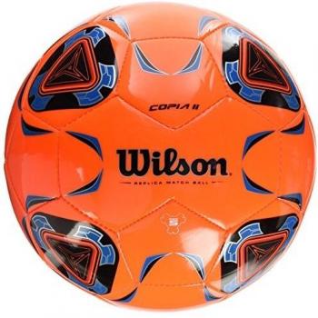 Wilson WTE9282XB05 Pelota de fútbol Coppia II, Juvenil, Naranja/Azul, 5