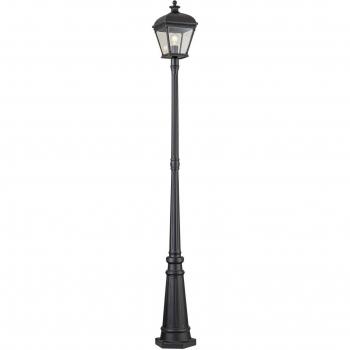 Lámpara de exterior Bayview de aluminio fundido, color negro, IP44