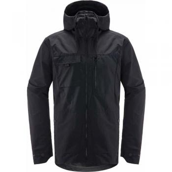 Haglöfs Jägra Jacket Chaqueta, Hombre, True Black, XXL