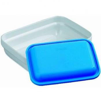 Lacor - 66974 - Bol Rectangular Con Tapa 600ml Policarbonato