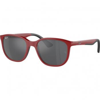 Ray-Ban Kids RJ9078S 71506G Bambino Squadrata Red Sunglasses Size 48